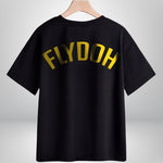 Flydoh Women's Boxy Gold Print Tee