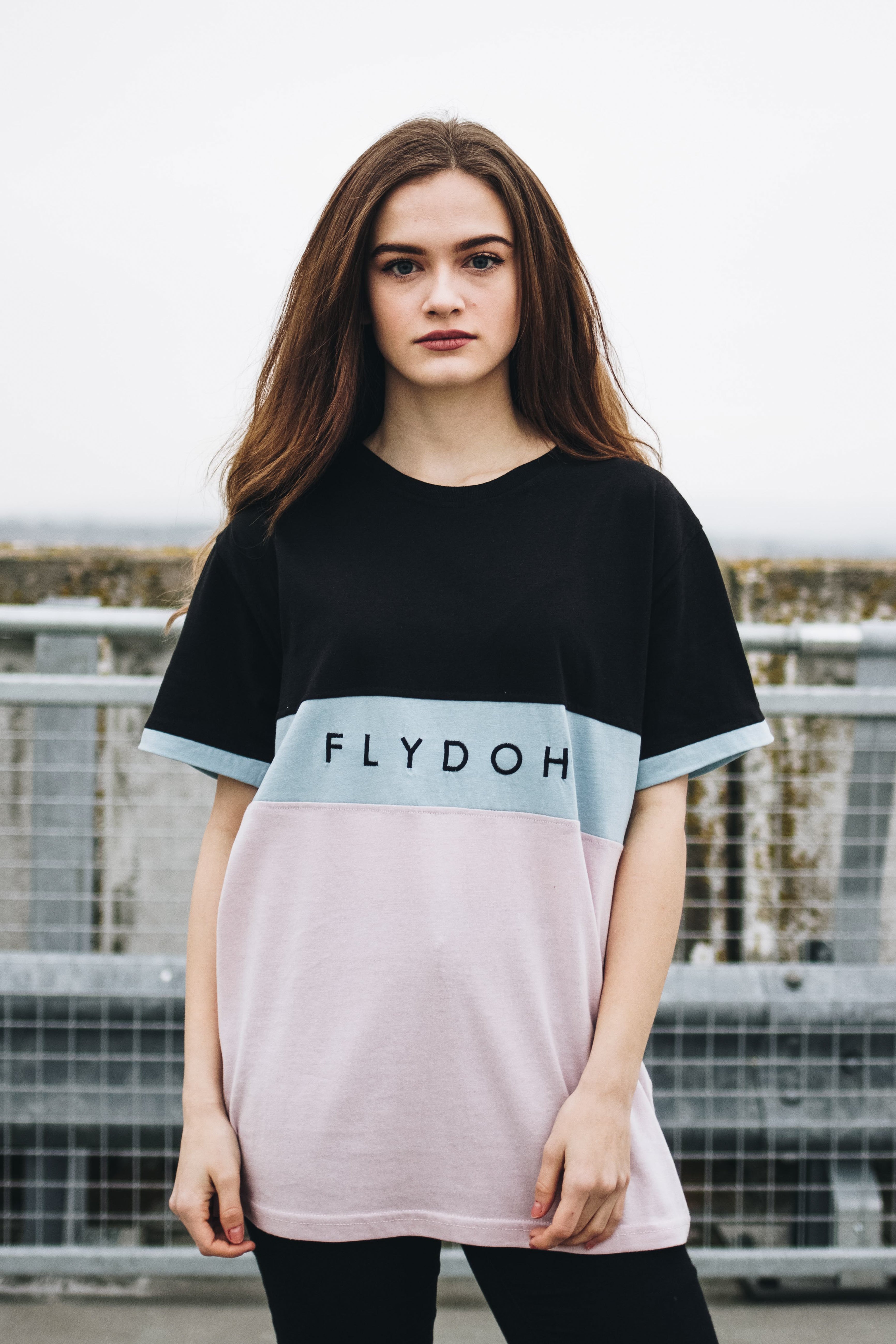 Flydoh Womens Three Panel Oversized T-Shirt - FLYDOH