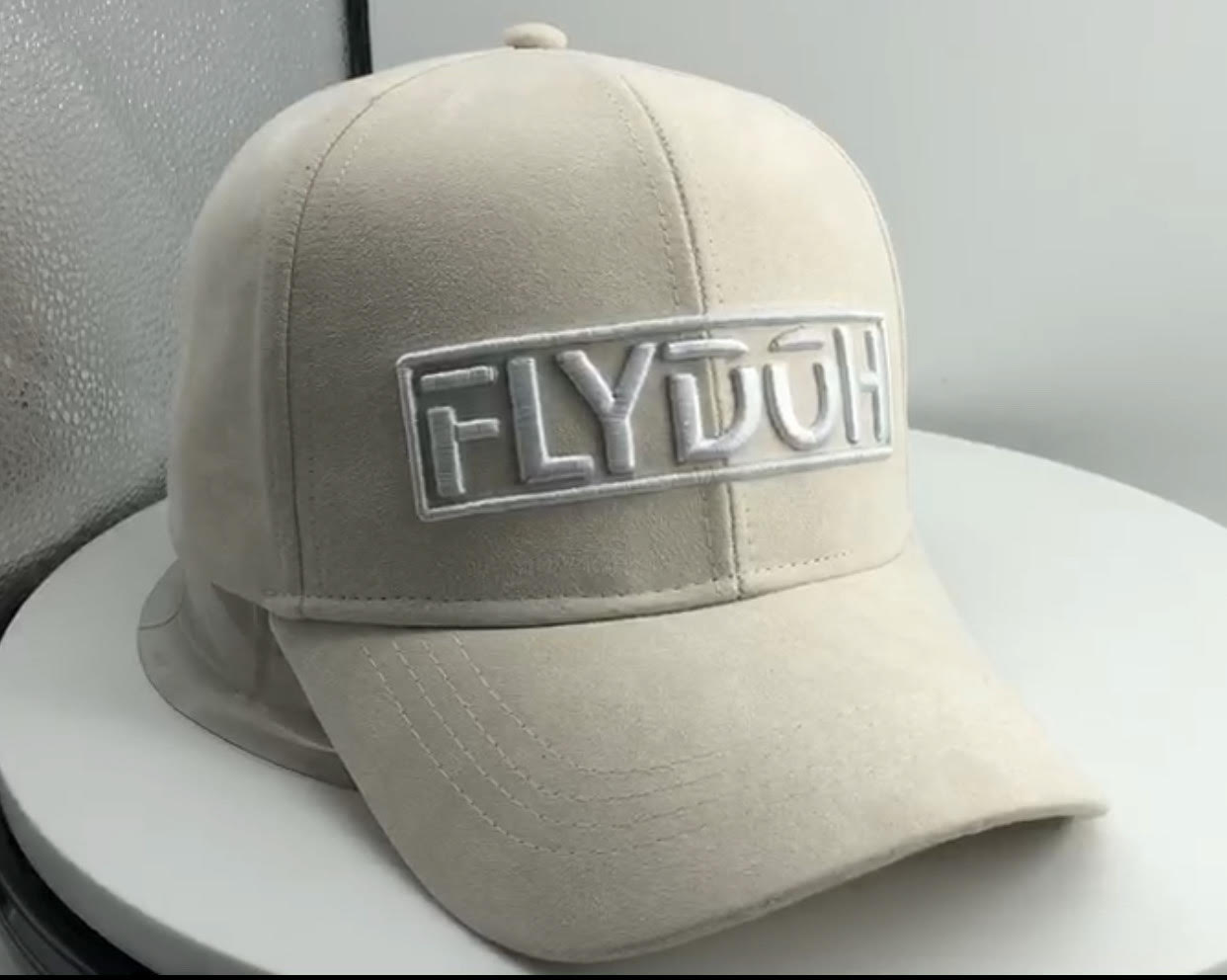 FLYDOH  Sand Suede Cap
