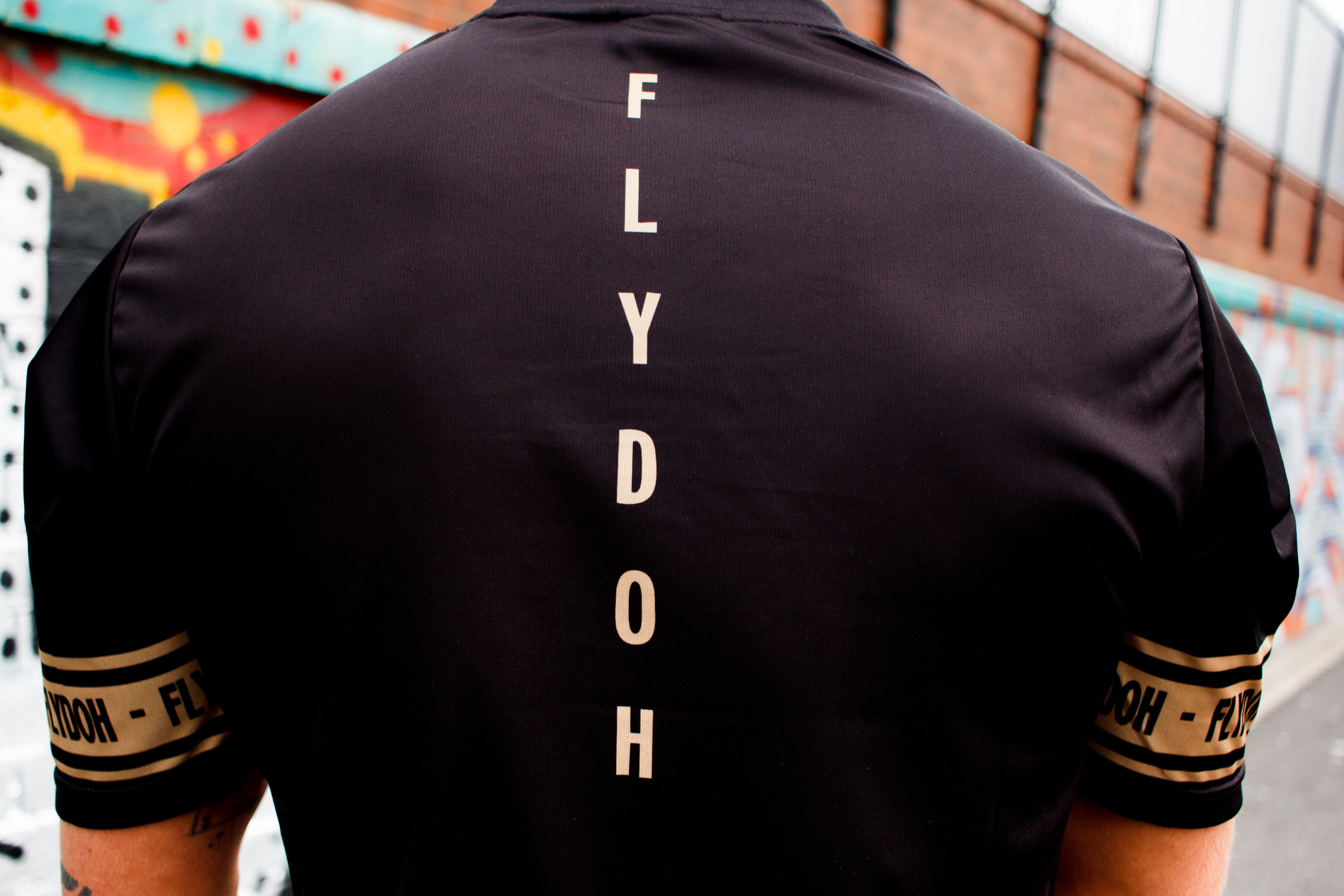 Flydoh Black & Gold Retro Tee - FLYDOH